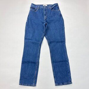 Abercrombie Fitch Curve Ultra High Rise 90s Slim Straight Jeans‎ Women 31 12 EUC